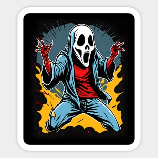 Ghostface Scream mask Sticker